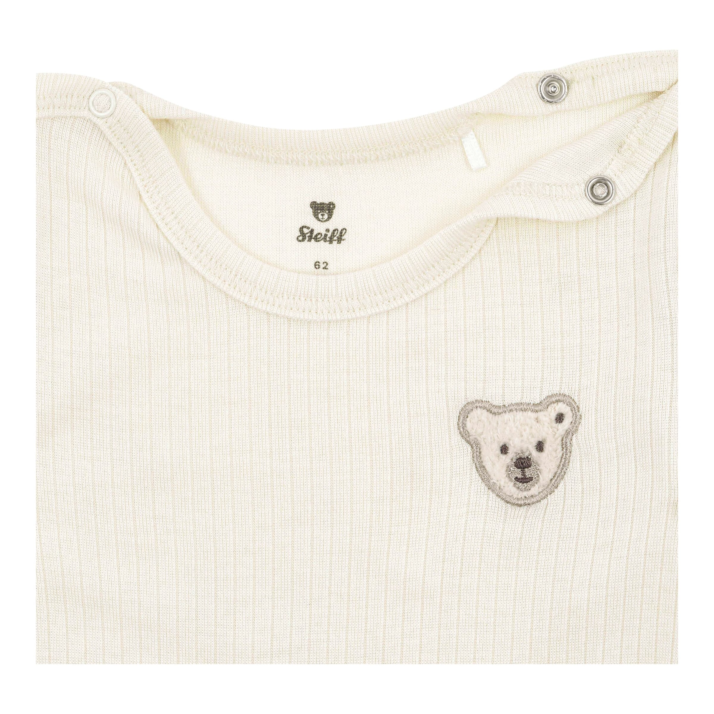 Body kurzarm Bär Rippqualität