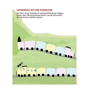 Malbuch Meine allerersten Fingerstempel - Fahrzeuge 