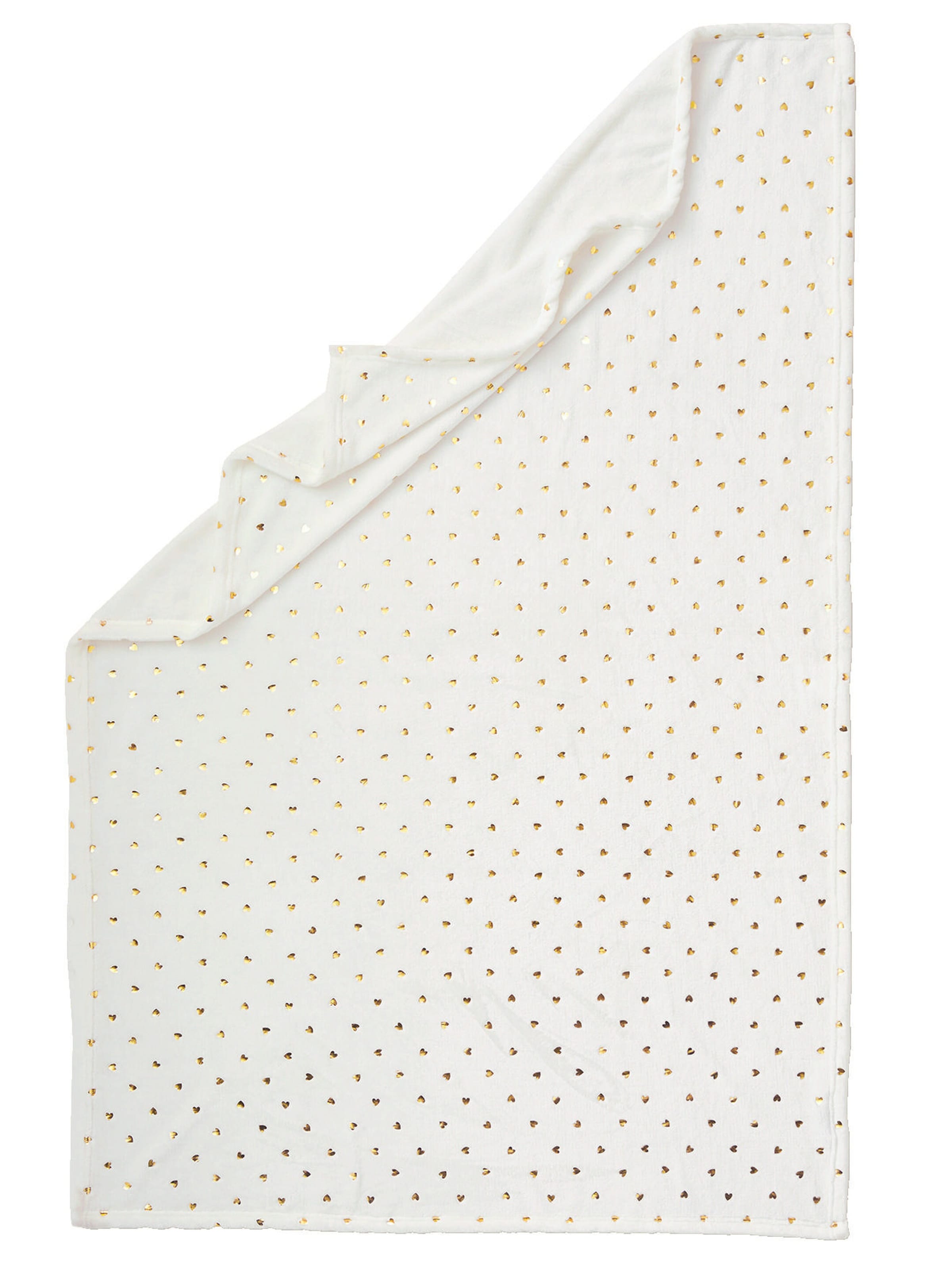 Vertbaudet Babydecke mit Goldherzen
