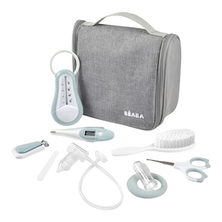 Ensemble 9 pièces pour les soins de bébé avec une trousse