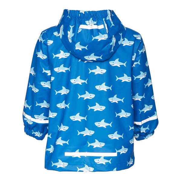 Playshoes REGENANZUG HAI ALLOVER SET - Pantalon de pluie - blau/bleu marine  - ZALANDO.CH