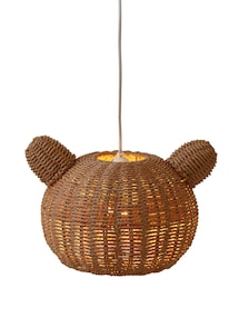 Hängelampenschirm BÄR aus Papierkordel Kinderzimmer