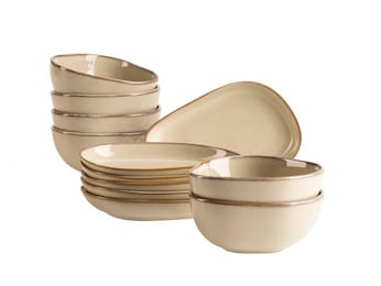 Snacking-Set, Steinzeug Cordelia