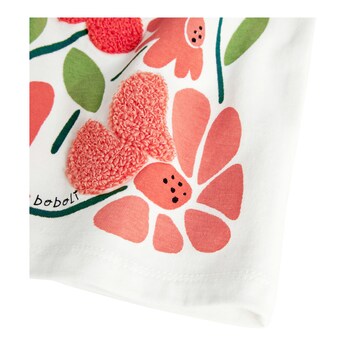Kleid kurzarm Blumen