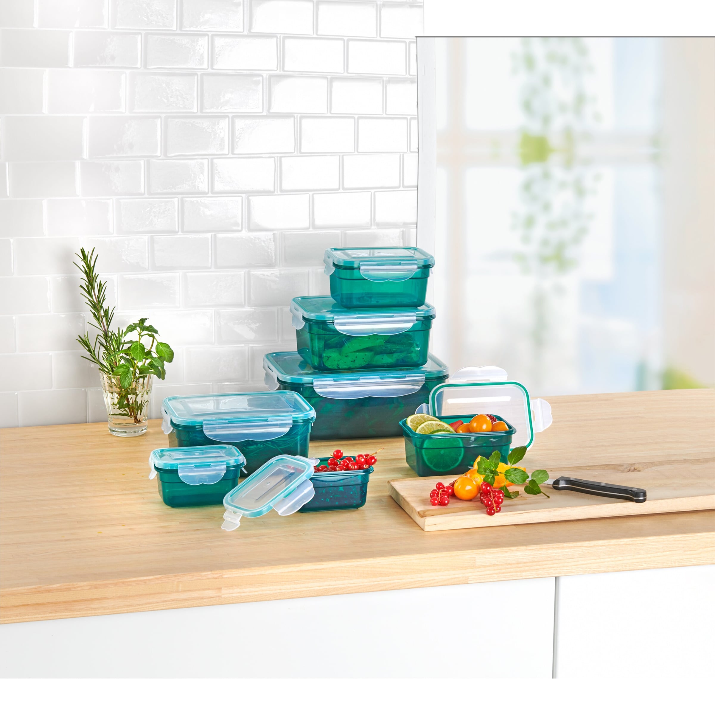 Frischhaltedosen-Set "Klick-it", 14-teilig