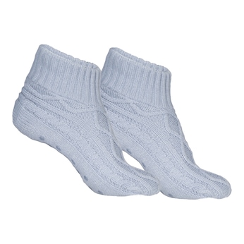 Bettsocken „Zopfstrick“