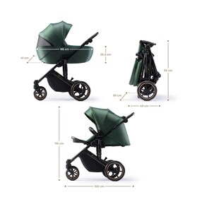 Kombikinderwagen PRIME 2 Trio-Set inkl. Babyschale MINK PRO i-Size
