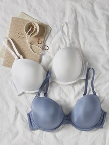 2er-Pack Still-BHs , Satin