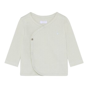 Wickelshirt langarm Waffelpiqué