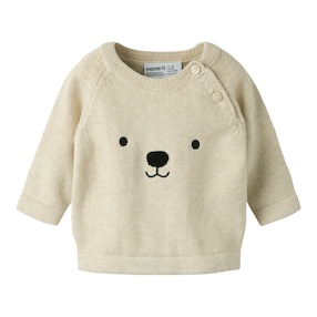 Strickpullover Bär