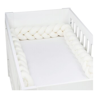 Nestchenschlange Waffelpiqué geflochten uni 280 cm