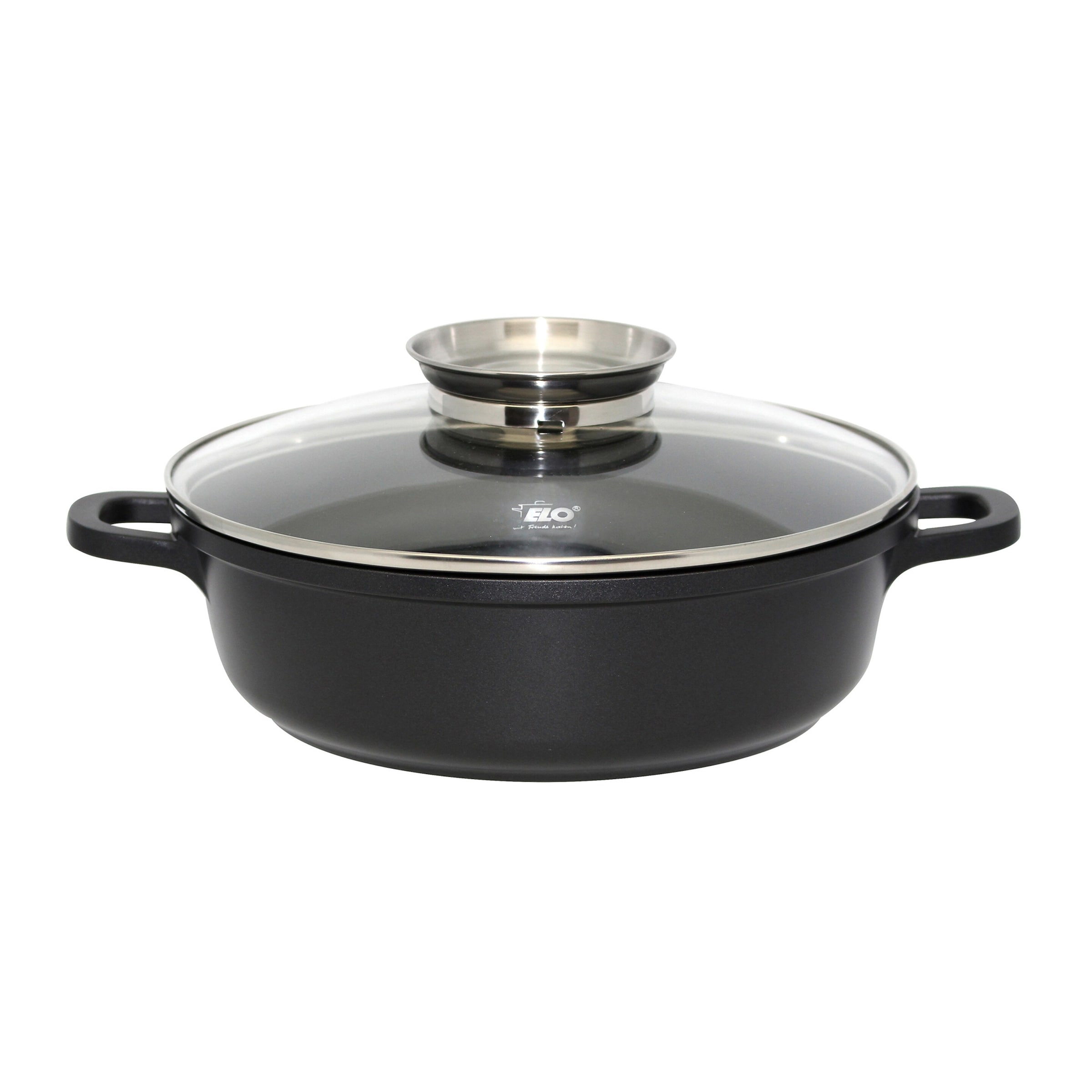 ELO Alucast Servierpfanne mit Glasdeckel