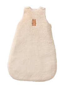 Baby Winterschlafsack KLEINER BÄR mit abnehmbaren Ärmeln, Teddyfleece TOG 3