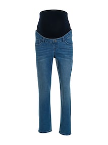 Umstandsjeans Slim-Fit mit Stretch-Einsatz, Bundweite verstellbar