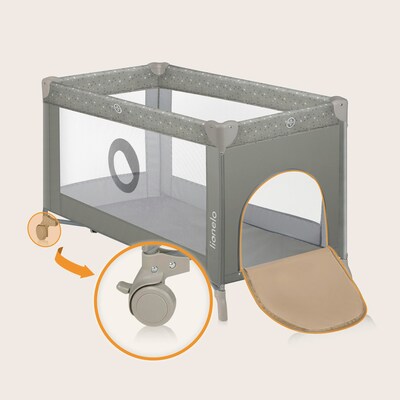 Reisebett Stefi 2in1