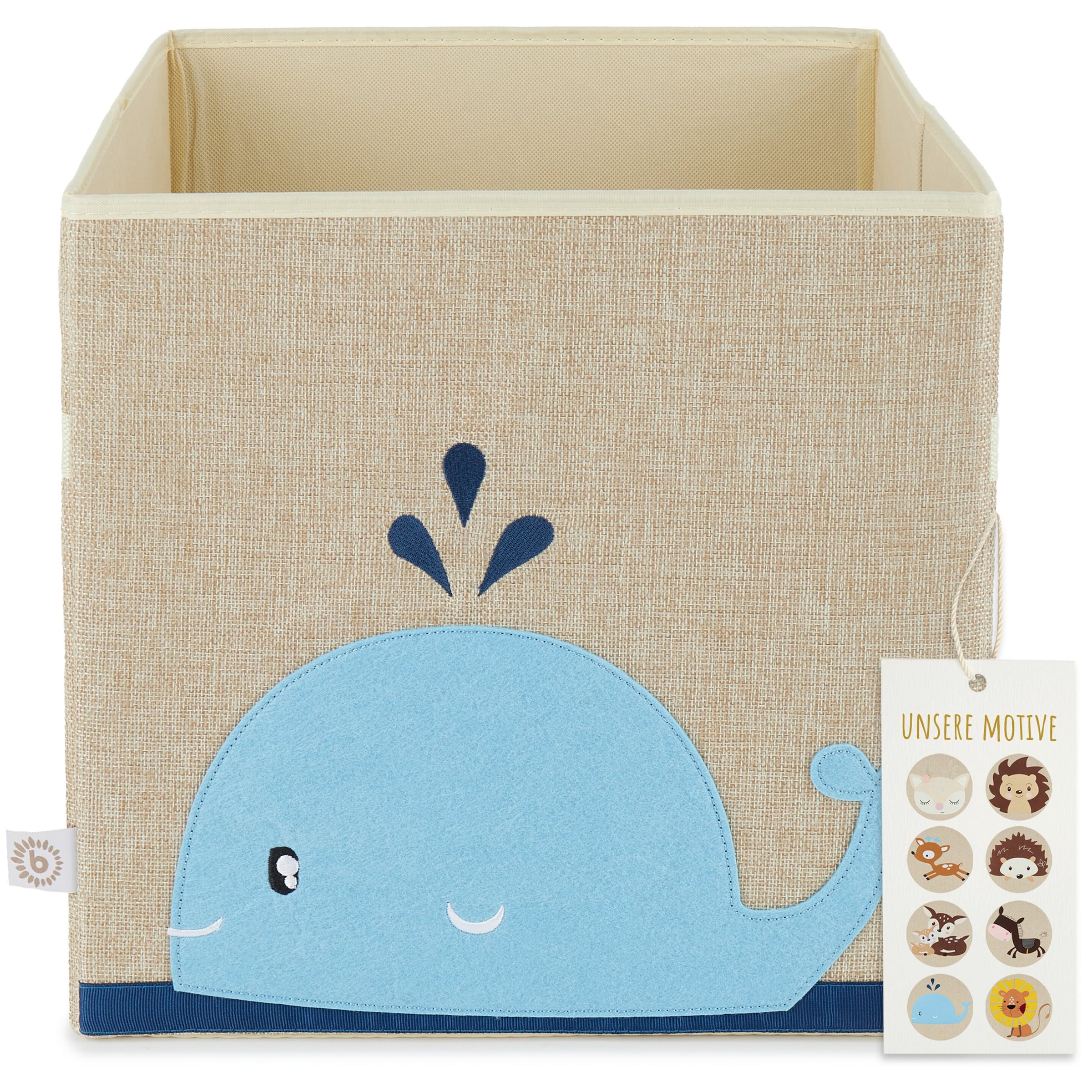 Bieco Aufbewahrungsbox Kinder Kallax Wal