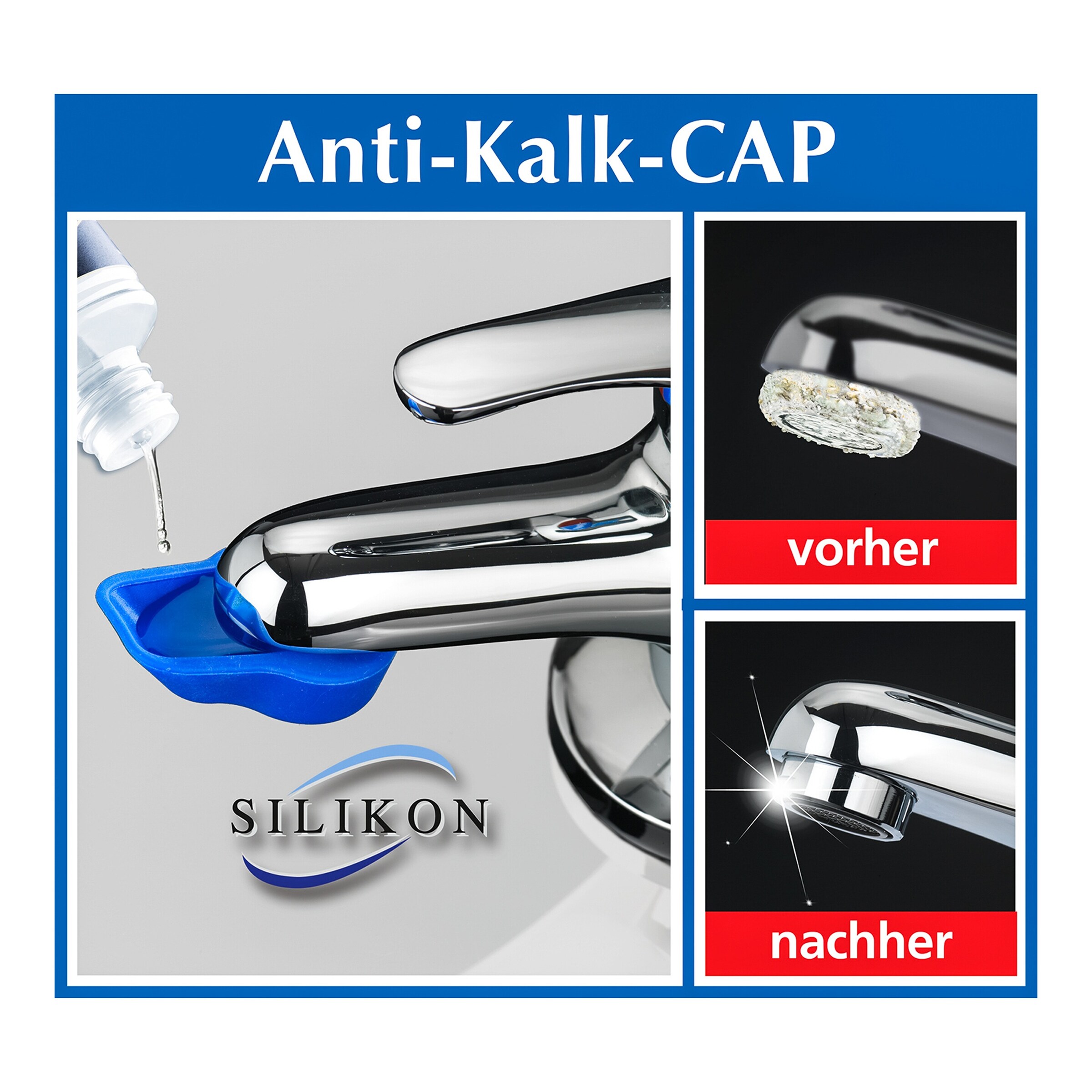 Entkalker-Aufsatz für Wasserhähne