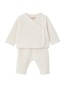Baby-Set aus Wickeljacke und Hose