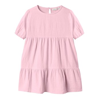 Musselin-Kleid kurzarm