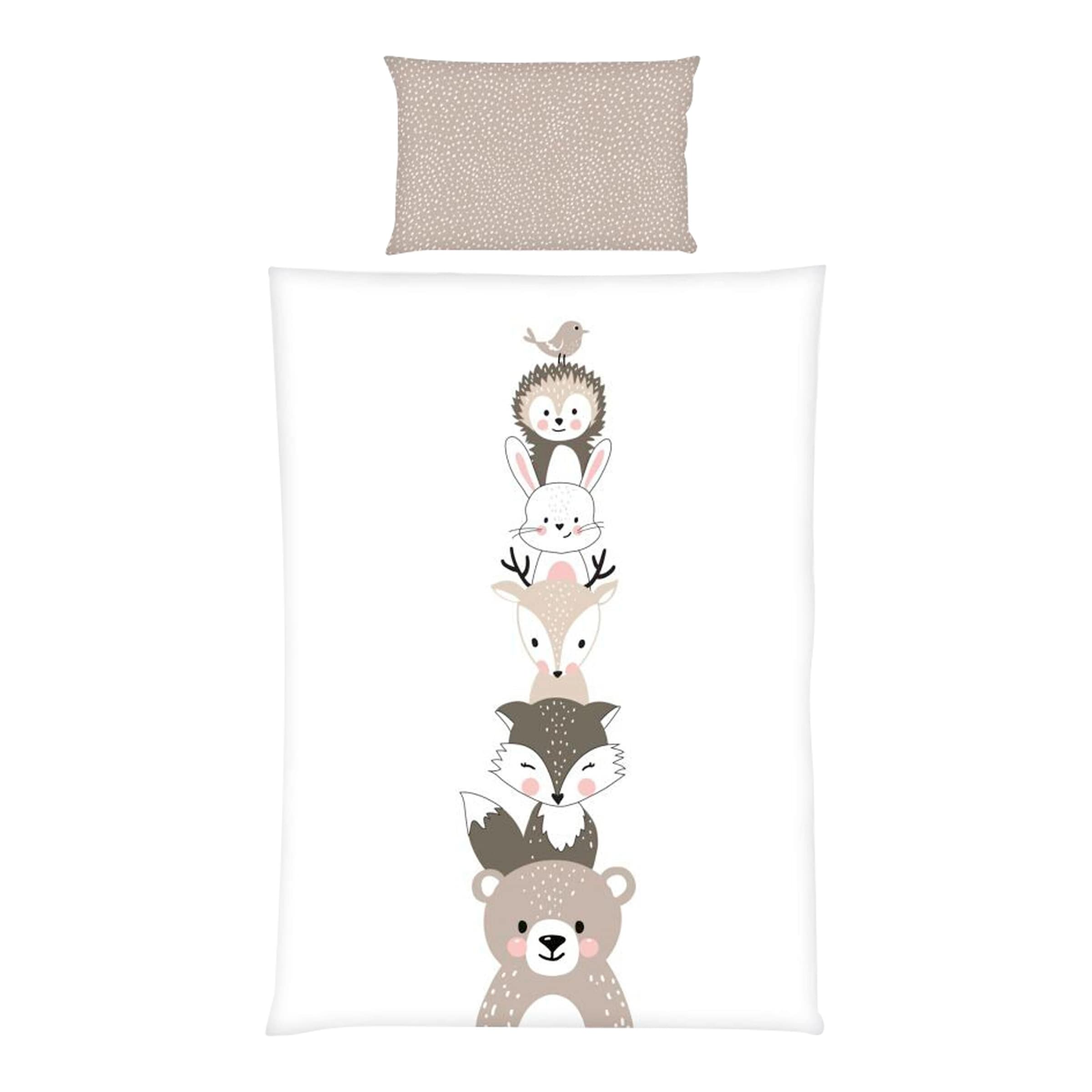 Baby Best Renforcé Wende-Bettwäsche Woodland Crew 40x60 / 100x135 cm