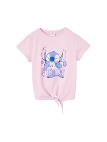 Kinder T-Shirt mit Knoten und Schrift Disney LILO & STITCH