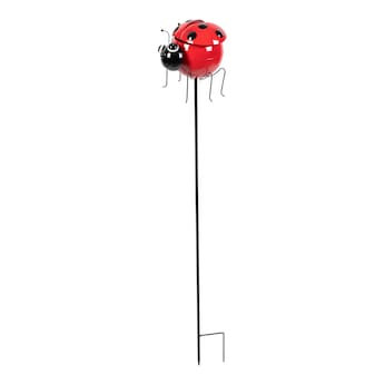 Aschenbecher-Gartenstecker „Marienkäfer Loui“