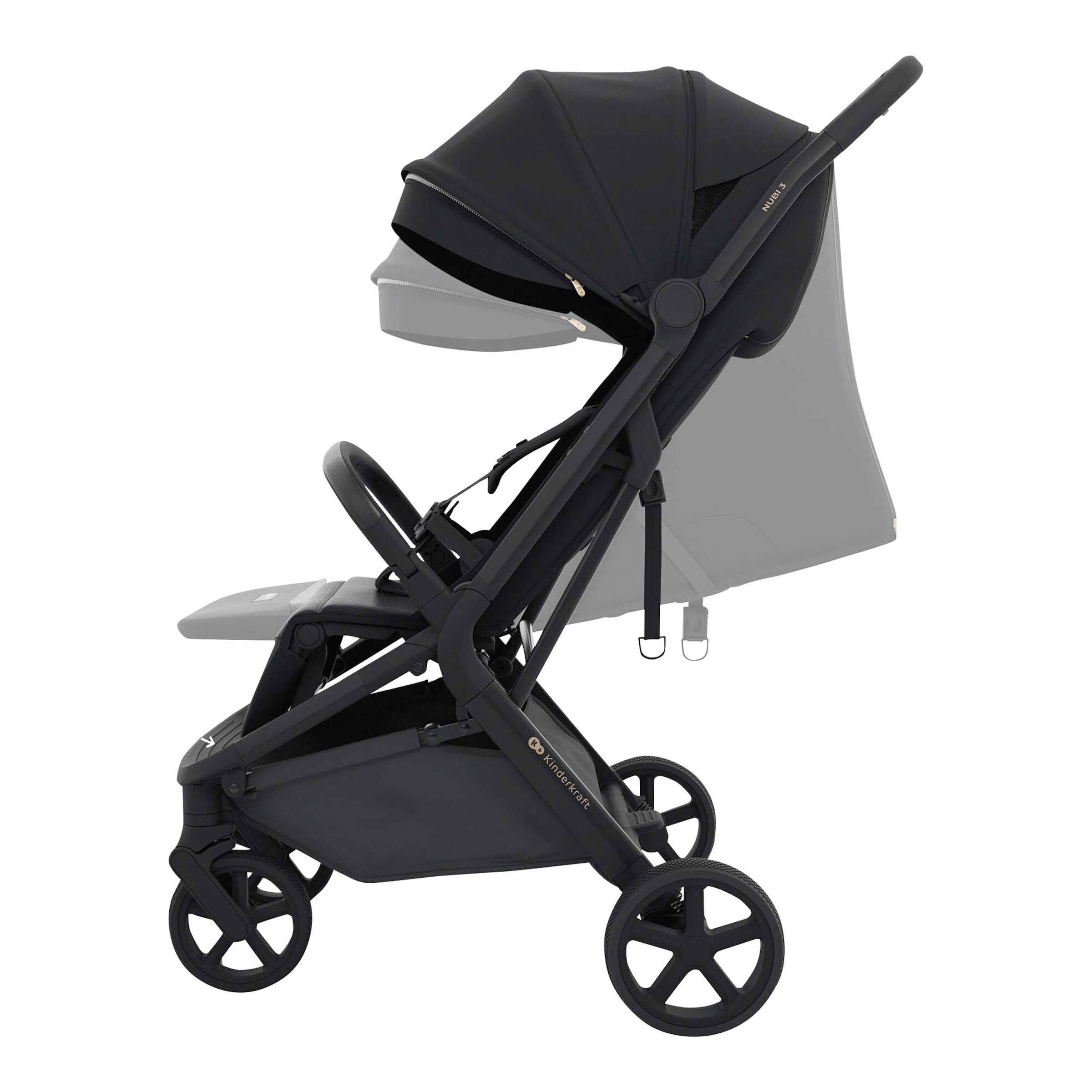 Kinderkraft Buggy NUBI 3 midnight black