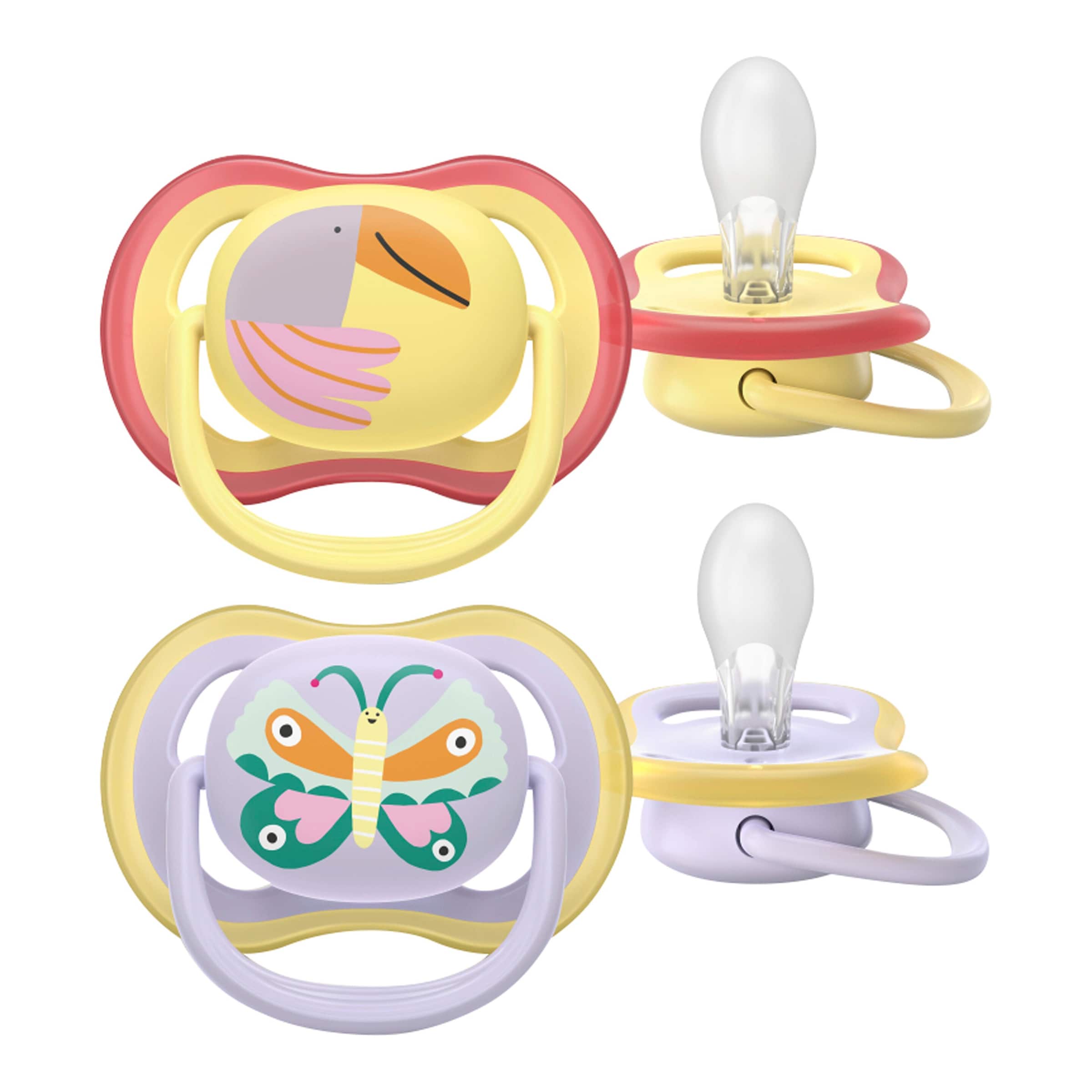 Philips Avent 2er-Pack Schnuller ultra air, 0-6M