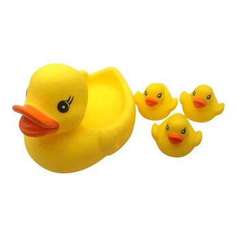 Badespielzeug Entenfamilie Quietsche