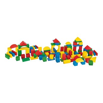 Holzbausteine bunt 100 Stück