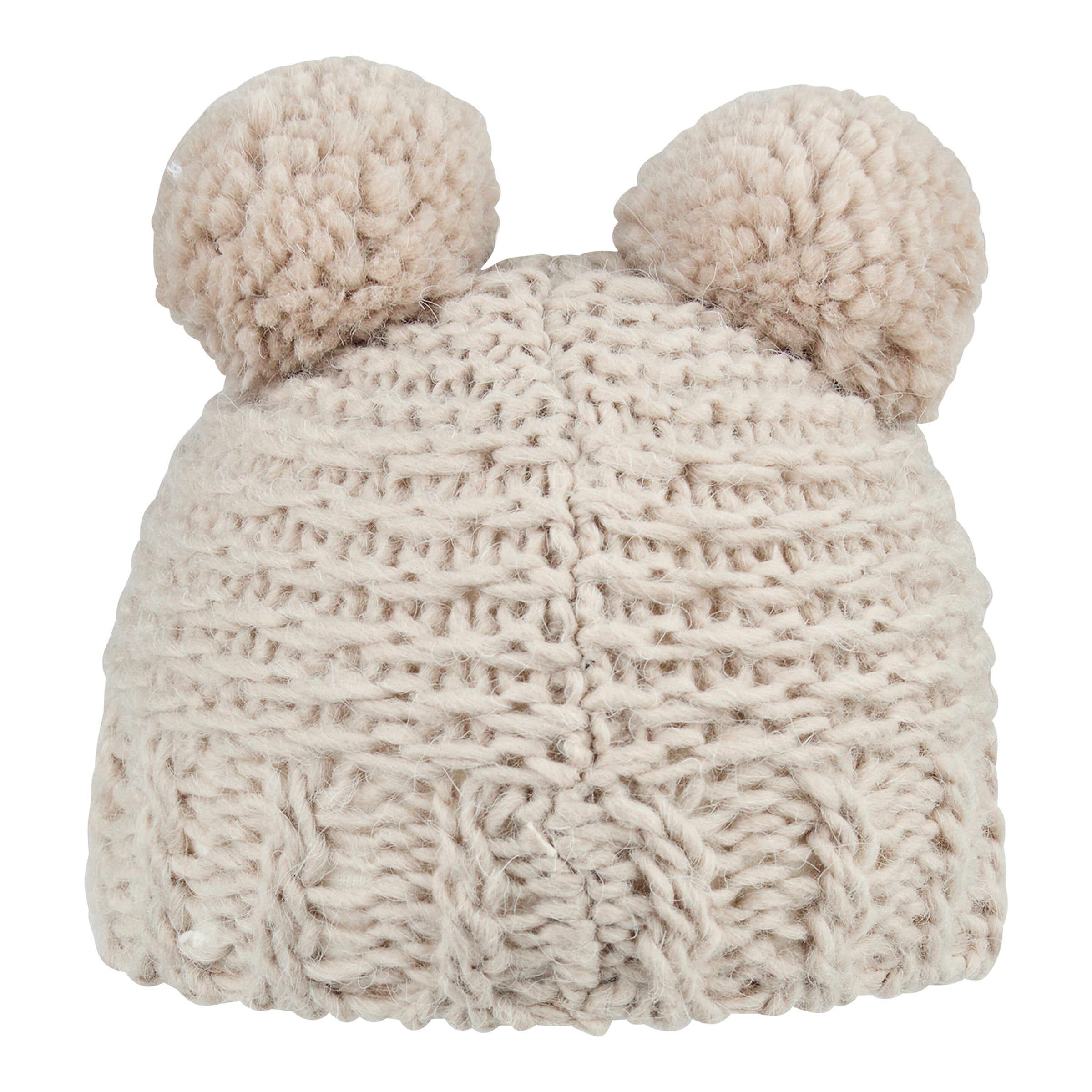 Winter-Strickmütze mit Ohren