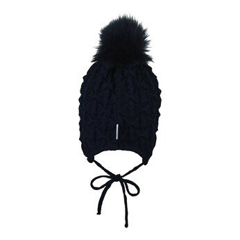 Winter-Strickmütze Bommel