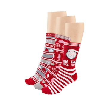 Lot de chaussettes de Noël, 3 paires
