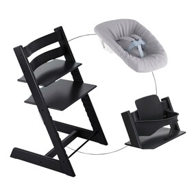 Bundle Treppenhochstuhl inkl. Newbornset Light Grey & Babyset