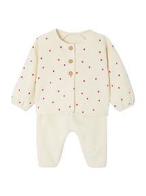 Baby-Set für Neugeborene: Sweatjacke & Hose