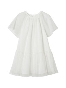 Mädchen Festkleid mit Schmetterlingsärmeln