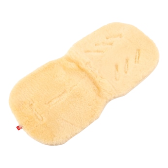 Assise en fourrure d’agneau pour poussette classique, poussette sport et poussette canne