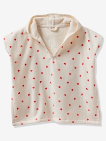 Badeponcho mit Recycling-Baumwolle Baby MEIN HERZ