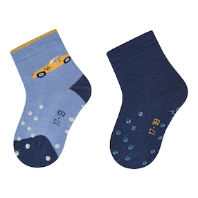 2er-Pack Krabbelsocken Auto