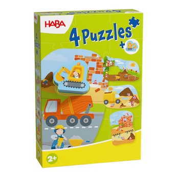 4 erste Puzzles - Baustelle
