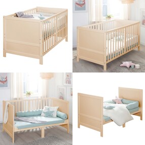 Kombi-Kinderbett 70 x 140 cm mit Matratze  Easy Sleep