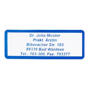 Namensaufkleber "Schrifttyp B"
