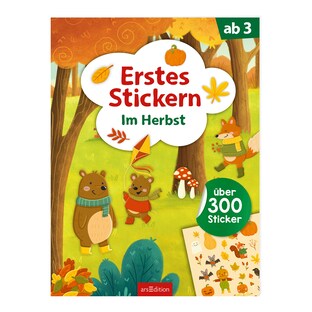 Erstes Stickern - Im Herbst