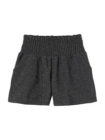 Mädchen Shorts in Metallic-Optik