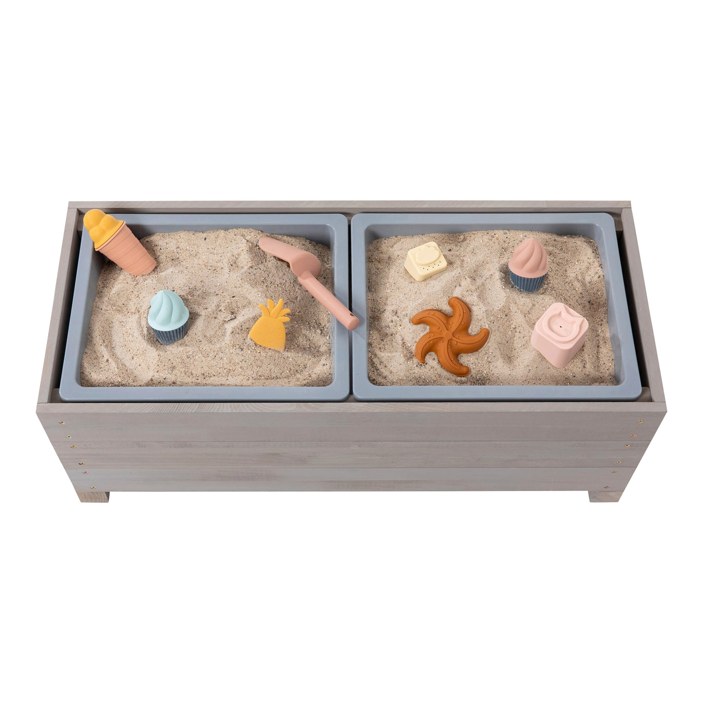 Sandkasten &amp; Kindersitzbank Discoverer