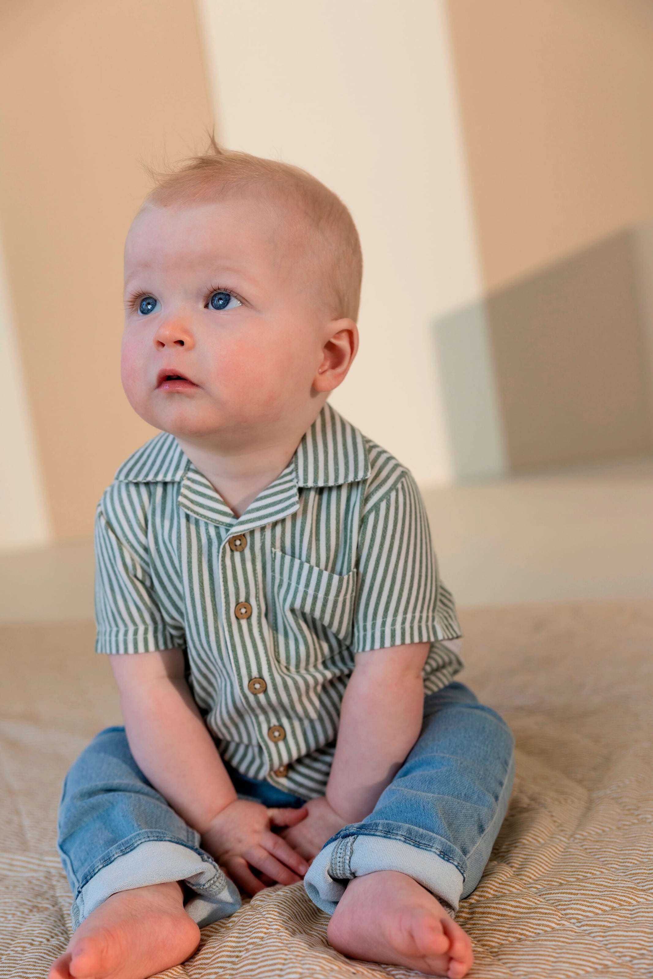 Thumbnail - Noppies Baby Hemd stripe