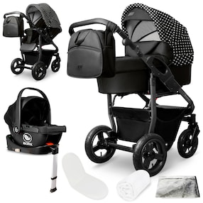 Kinderwagen Capri + Babyschale + Isofix-Station