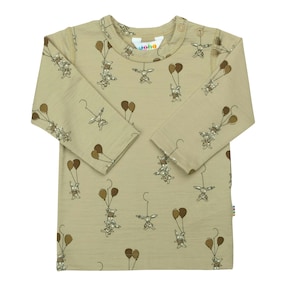 Woll-Shirt langarm Hasen