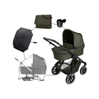 Kombikinderwagen Salsa 5 Air Trio-Set inkl. Wickeltasche, Sonnenschirm, Regenschutz und Becherhalter