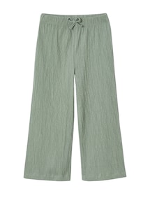 Weite Mädchen Stretch-Hose, Crinkle-Effekt